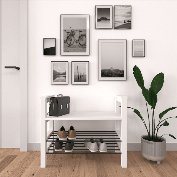 1 full hemnes hemnehs skamya dlya obuvi belaya v nalichii