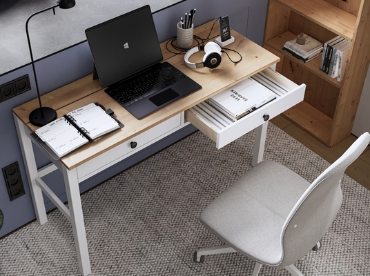 2 full hemnes hemnehs ikea kymor stol c 2 yashchikami belyj svetlo korichnevyj ikea6