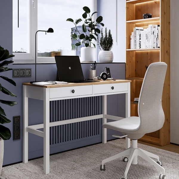 2 full hemnes hemnehs ikea kymor stol c 2 yashchikami belyj svetlo korichnevyj ikea8