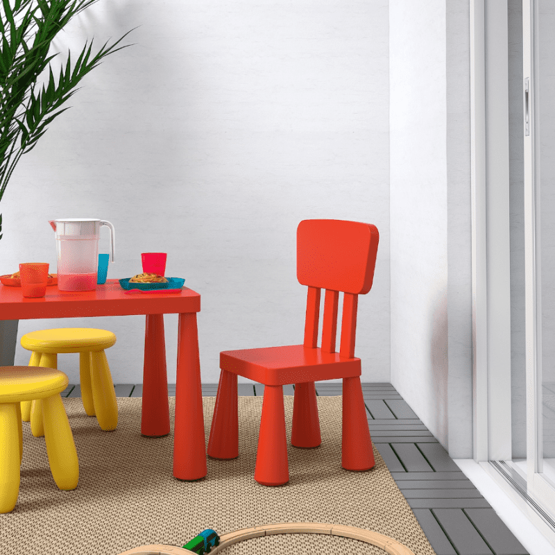 stul ikea mammut krasnyj dostavka krym 2