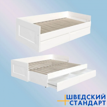 SIRIUS/BRIMNES кровать раздвижная 90*200