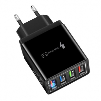 Адаптер питания с 4 USB-портами для смартфонов
