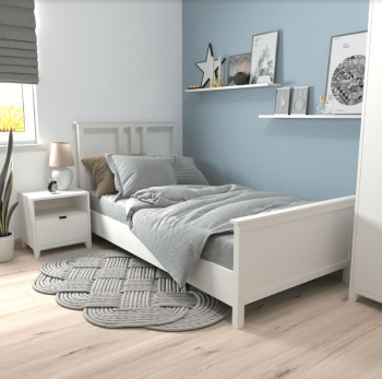 ХЕМНЭС МИРА кровать 90*200 белая