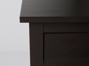 HEMNES ХЕМНЭС/MIRA комод 2 ящика черный