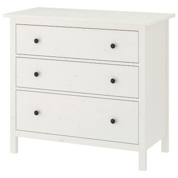 HEMNES ХЕМНЭС/MIRA комод 3 ящика белый