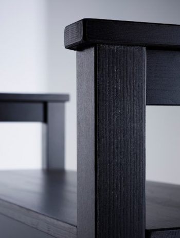 HEMNES ХЕМНЭС/MIRA скамья для обуви черная 