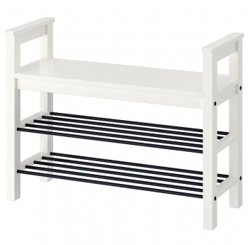 HEMNES ХЕМНЭС/MIRA скамья для обуви  белая
