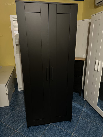 BRIMNES БРИМНЭС шкаф платяной 78x190 см  ВИТРИННЫЙ ОБРАЗЕЦ РАСПРОДАЖА