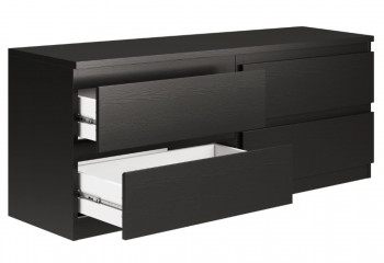KASTOR/MALM тумба 4 ящика Венге