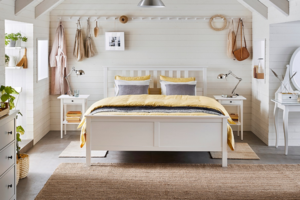 Изысканные кровати HEMNES Хэмнес от Икеа и компании «Лузалес»